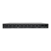Tripp Lite PDUMH15HVAT 2.4kW Single-Phase Metered Automatic Transfer Switch PDU, 2 200-240V C14 Inlets, 10 C13 Outputs, 1U, TAA