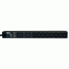 Tripp Lite PDUNV 1.6/3.8kW Single-Phase 100–240V Basic PDU, 14 Outlets (12 C13 & 2 C19), C20 with 5 Adapters, 10 ft. Cord, 1U Rack-Mount