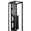 Tripp Lite SRCABLEVRT6 SmartRack 6 in. Wide High Capacity Vertical Cable Manager - Double finger duct with cover