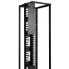 Tripp Lite SRCABLEVRT6 SmartRack 6 in. Wide High Capacity Vertical Cable Manager - Double finger duct with cover