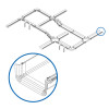 Tripp Lite SRFC10DROP Toolless Trumpet Drop-Out Kit for Fiber Routing System, 240 mm (10 in.)