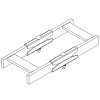 Tripp Lite SRLBUTTSPLICE Butt-Splice Kit for Straight and 90-Degree Ladder Runway Sections - Hardware Included