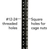Tripp Lite SRW12USDP SmartRack 12U UPS-Depth Wall-Mount Rack Enclosure Cabinet, Hinged Back