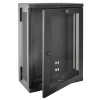Tripp Lite SRW18US13G SmartRack 18U Low-Profile Patch-Depth Wall-Mount Rack Enclosure Cabinet with Clear Acrylic Window, Hinged Back