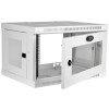 Tripp Lite SRW6UWG SmartRack 6U Low-Profile Switch-Depth Wall-Mount Rack Enclosure Cabinet with Clear Acrylic Window, White