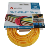 Velcro® VEL-OW64404 Yellow 150mm x 20mm ONE-WRAP® Reusable Cable Ties Reel of 25