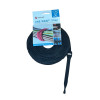 Velcro® VEL-OW64428 Black 150mm x 20mm ONE-WRAP® Reusable Cable Ties Roll of 100 - Fire Retardant