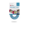 Velcro® VEL-OW64836 Aqua 300mm x 25mm ONE-WRAP® Reusable Cable Ties Roll of 100