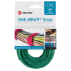 Velcro® VEL-OW64506 Green 200mm x 20mm ONE-WRAP® Reusable Cable Ties Reel of 25