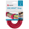 Velcro® VEL-OW64505 Red 200mm x 20mm ONE-WRAP® Reusable Cable Ties Reel of 25