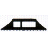 Black Cable Cover  Hole Size: 32 & 16 x 12mm (3m lgth)