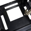 Qube 27U 800mm x 800mm Data Cabinet In Black with Glass Front & Steel Rear Door