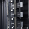Qube 42U 600mm x 600mm Data Cabinet In Black with Glass Front & Steel Rear Door