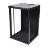 Qube 12U 600mm Deep Acoustic Black Wall Box