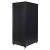 Qube 27U 800mm x 1000mm Server Cabinet In Black with Mesh Front & Mesh Rear Door