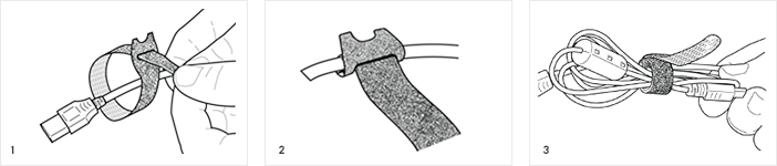 Velcro Cable Tie Instructions
